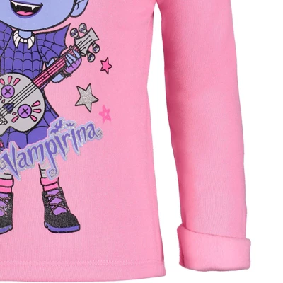 Disney Vampirina Girls Pullover Fleece Hoodie And Leggings Outfit Set Little Kid To Big Kid - Image 4
