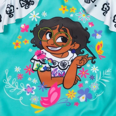 Disney Encanto Mirabel Girls One Piece Bathing Suit Little Kid To Big Kid - Image 4