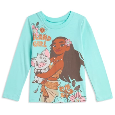 Disney Moana Baby Girls 2 Pack T-Shirts Infant - Image 3