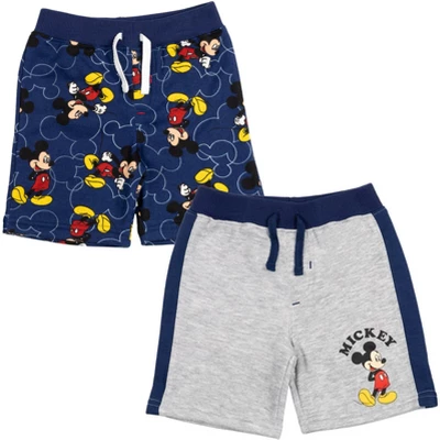 Disney Mickey Mouse Pixar Cars Lion King Pixar Toy Story Simba Pumbaa Timon Woody Fleece 2 Pack Shorts Toddler To Little Kid - Image 11